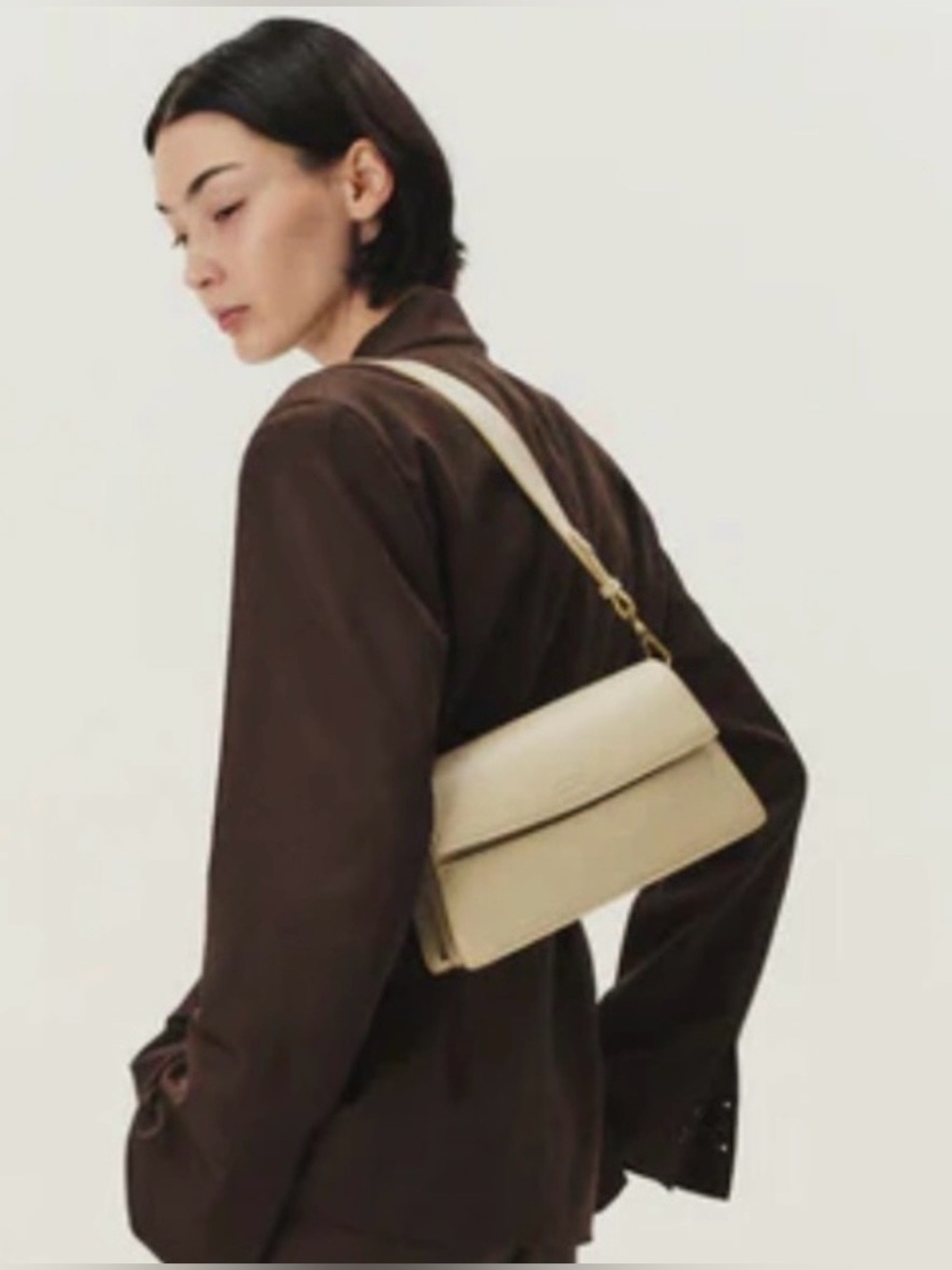 Freja Mini Shoulder Bag in Latte